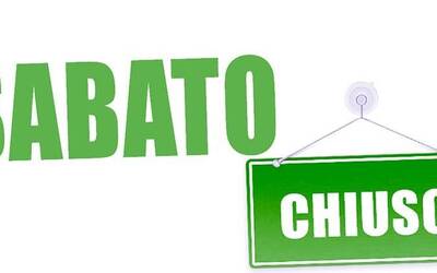 Immagine: chiusura-sabato
